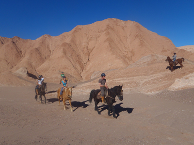 Horseriding in the Atacama Desert